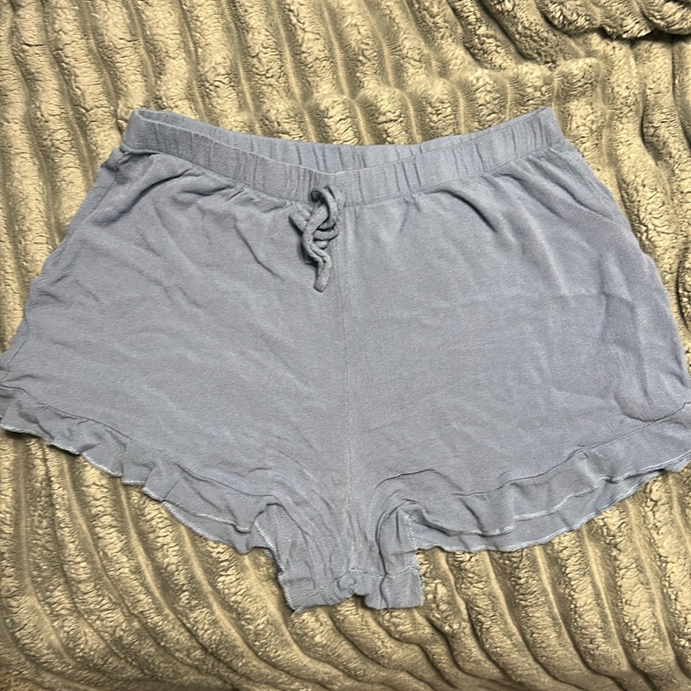 ZAFUL Large Sleep Shorts with Ruffled Hem